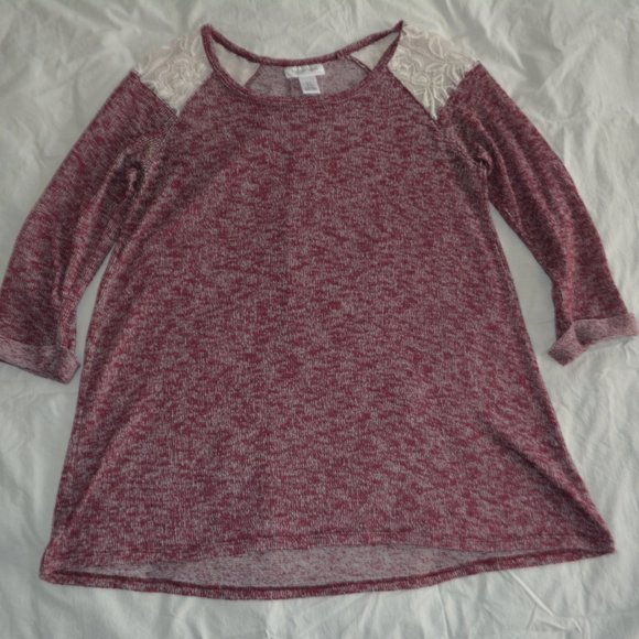 3/4 Sleeve Maternity Sweater - Picture 1 of 2